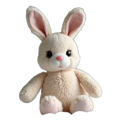 animal, 3d render, plush, toy transparent PNG cut-out