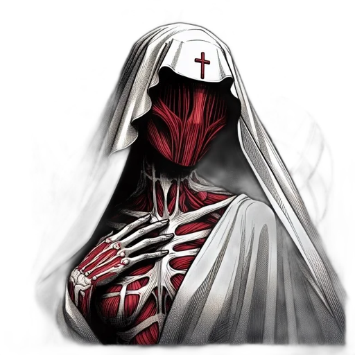 mask, face, creature, jacket transparent PNG cut-out