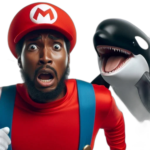 animal, concept art, mario, depicted transparent PNG cut-out