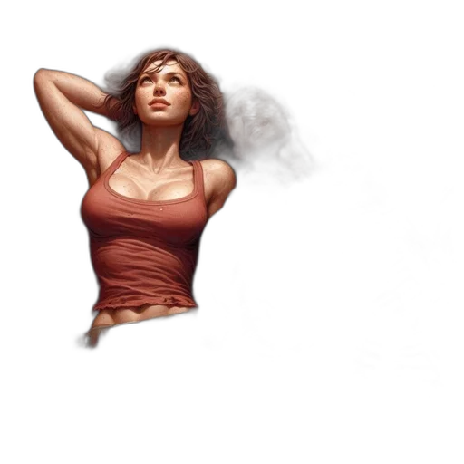dress, concept art, fantasy art, comic book art transparent PNG cut-out