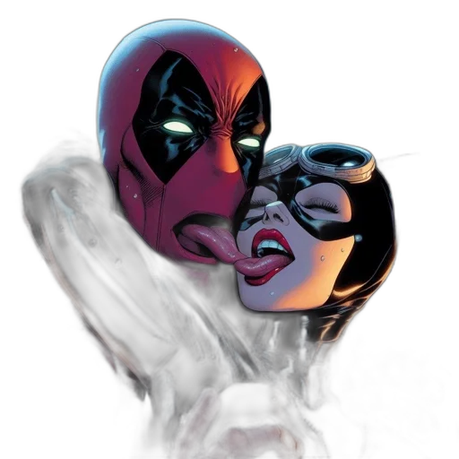 mask, face, comic book art, concept art transparent PNG cut-out