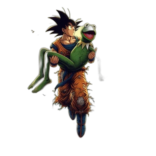 animal, concept art, comic book art, pixel art transparent PNG cut-out