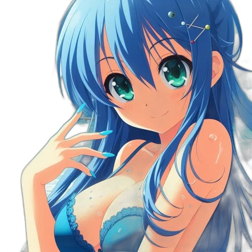 dress, jewelry, staff, face transparent PNG cut-out