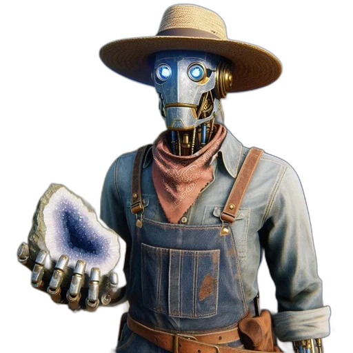 robot, mask, weapon, face transparent PNG cut-out