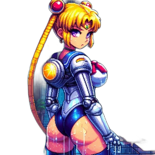 robot, weapon, staff, sword transparent PNG cut-out
