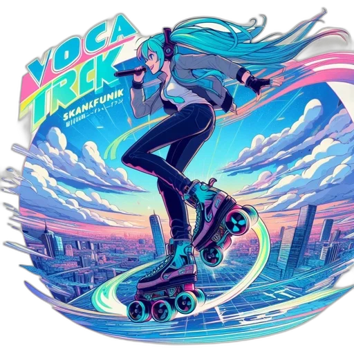 vaporwave, concept art, cyberpunk, neon lights transparent PNG cut-out
