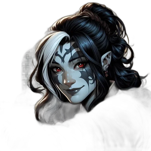 face, mask, concept art, fantasy art transparent PNG cut-out
