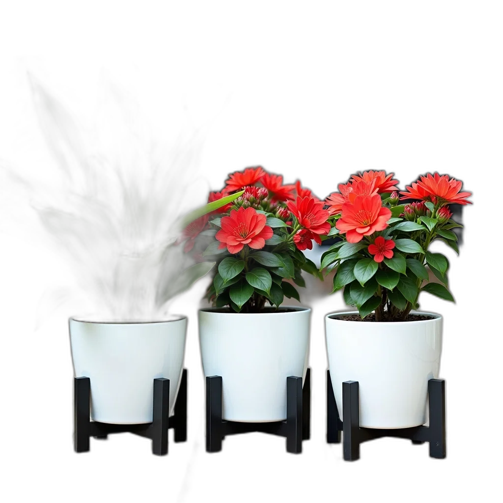 flower, furniture, crown, 3d render transparent PNG cut-out