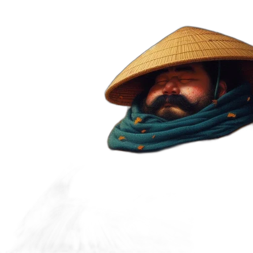 hat, mask, face, staff transparent PNG cut-out