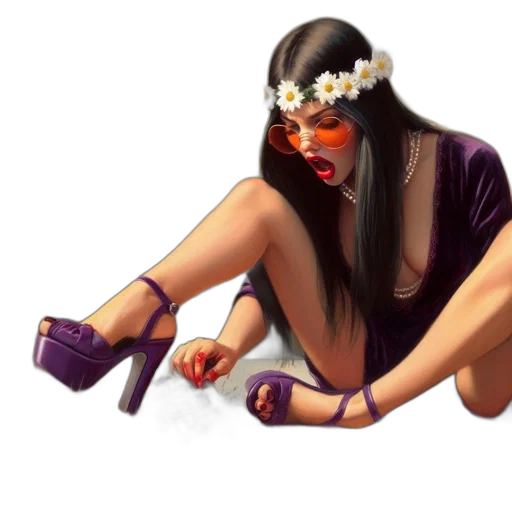 jewelry, staff, weapon, shoes transparent PNG cut-out