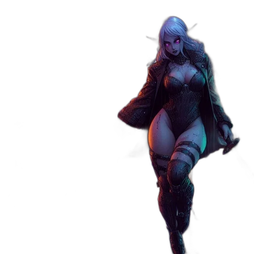 creature, dress, concept art, fantasy art transparent PNG cut-out