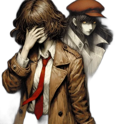 jacket, hat, mask, face transparent PNG cut-out