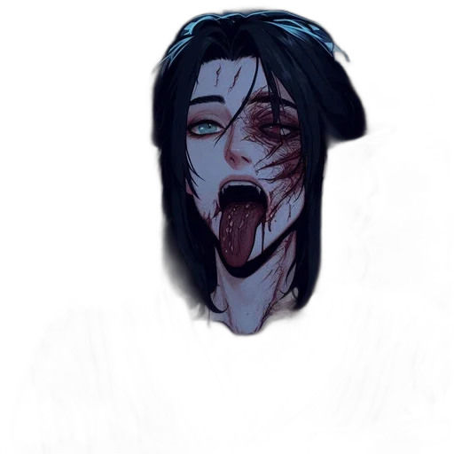 face, mask, creature, concept art transparent PNG cut-out