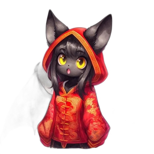 jacket, mask, staff, dress transparent PNG cut-out