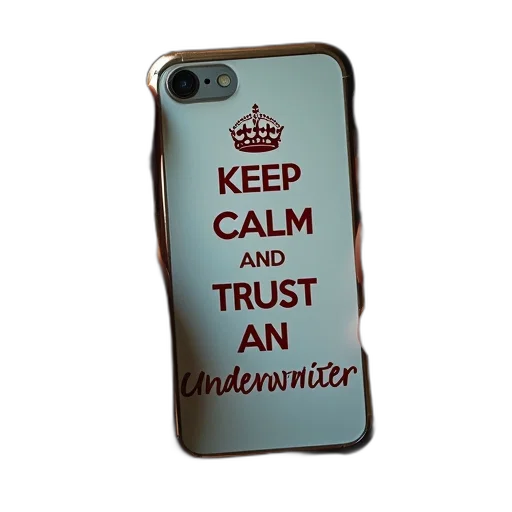keep, calm, trust, underwriter transparent PNG cut-out