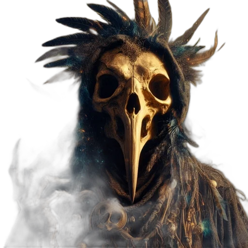 mask, face, animal, creature transparent PNG cut-out