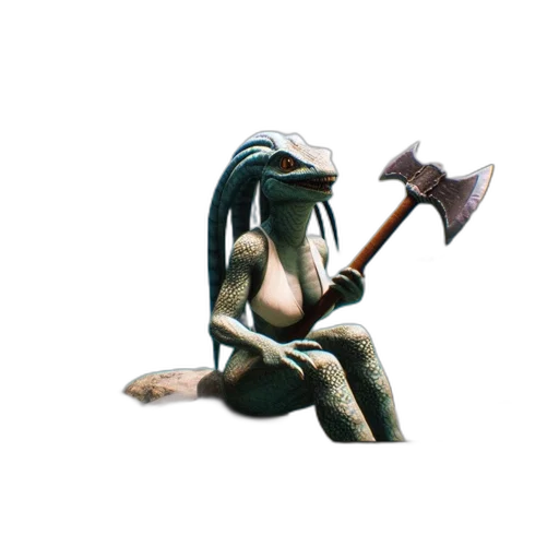weapon, sword, staff, creature transparent PNG cut-out