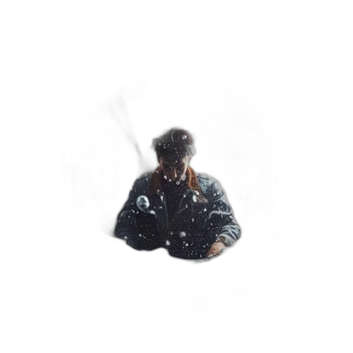 jacket, umbrella, dragon, sword transparent PNG cut-out