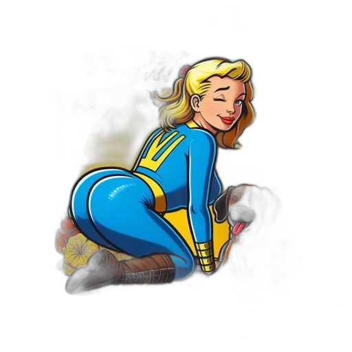 dress, comic book art, cartoon, concept art transparent PNG cut-out