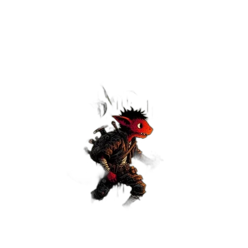 creature, dragon, animal, staff transparent PNG cut-out