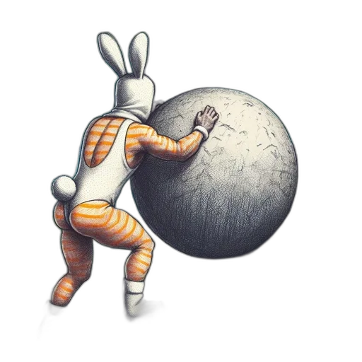 robot, staff, weapon, animal transparent PNG cut-out