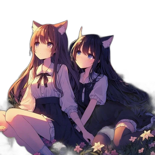 dress, staff, animal, creature transparent PNG cut-out