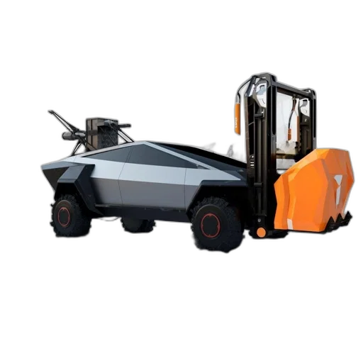 robot, futuristic, snow, vehicle transparent PNG cut-out