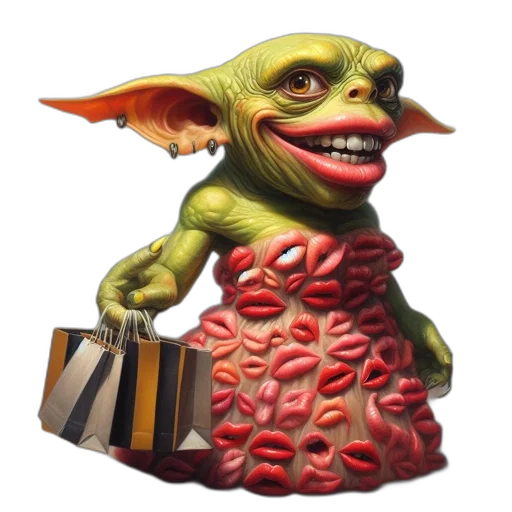 creature, staff, face, dragon transparent PNG cut-out