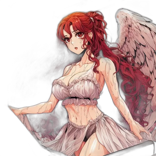 dress, fantasy art, concept art, anime transparent PNG cut-out