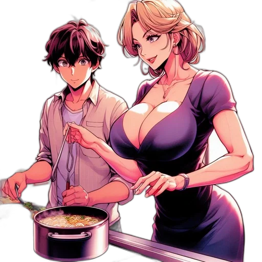 food, anime, comic book art, pixel art transparent PNG cut-out
