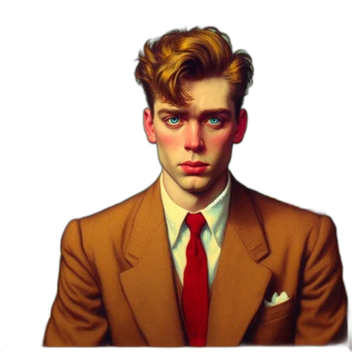 jacket, face, staff, hat transparent PNG cut-out
