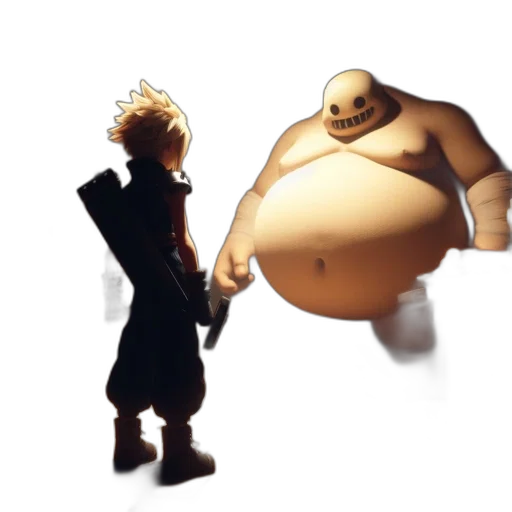 food, robot, staff, creature transparent PNG cut-out