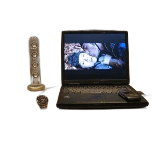 staff, laptop, displaying, romantic transparent PNG cut-out