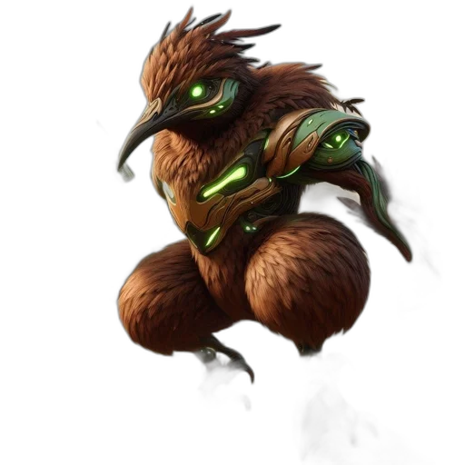 creature, dragon, animal, staff transparent PNG cut-out