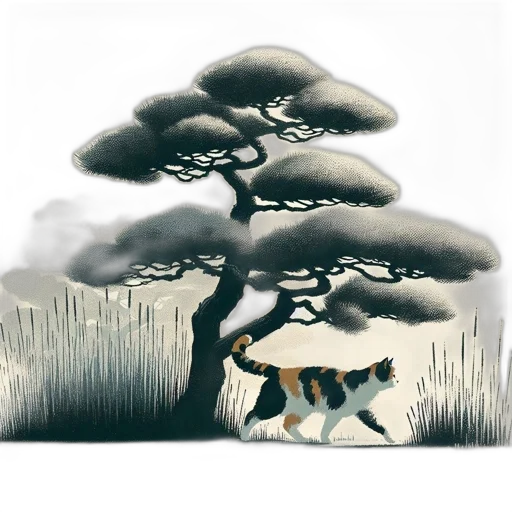 tree, animal, creature, umbrella transparent PNG cut-out