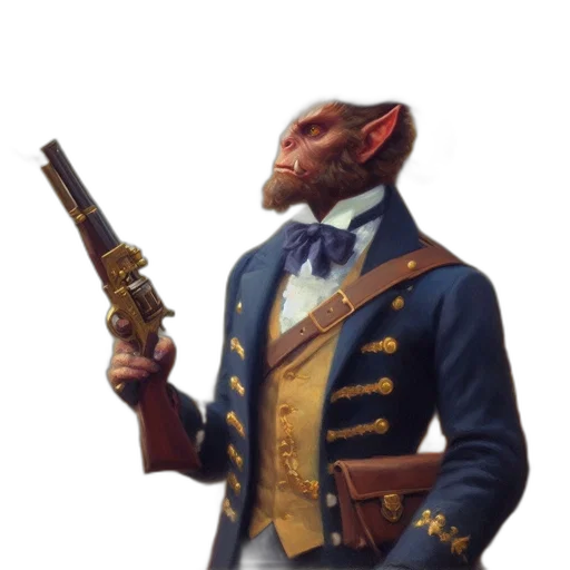 staff, jacket, weapon, face transparent PNG cut-out