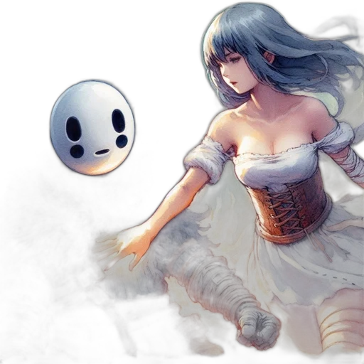 dress, mask, robot, face transparent PNG cut-out