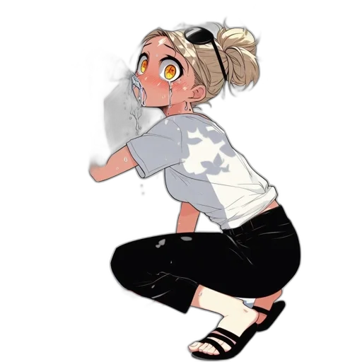 staff, cartoon, anime, concept art transparent PNG cut-out