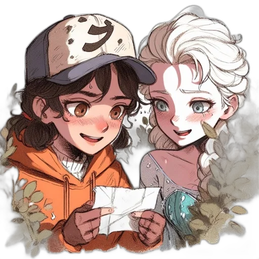 watercolor, concept art, cartoon, anime transparent PNG cut-out
