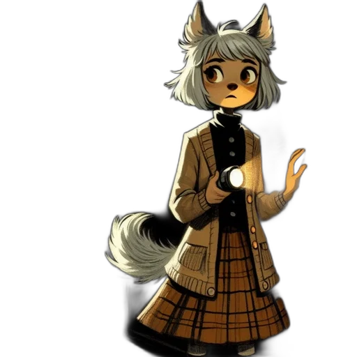 staff, dress, animal, jacket transparent PNG cut-out