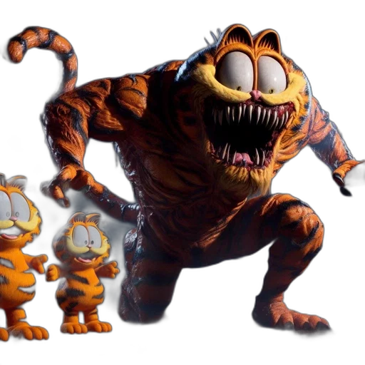 creature, animal, concept art, 3d render transparent PNG cut-out