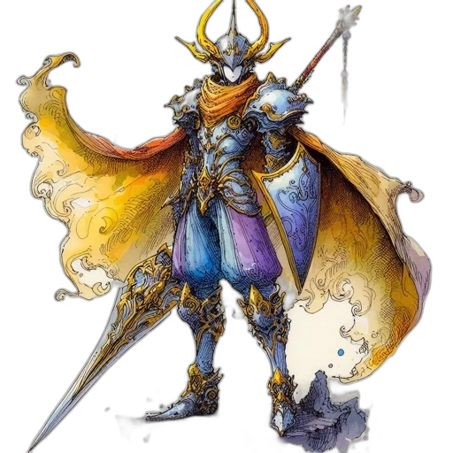 sword, dragon, staff, concept art transparent PNG cut-out