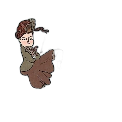 creature, hair, staff, hat transparent PNG cut-out