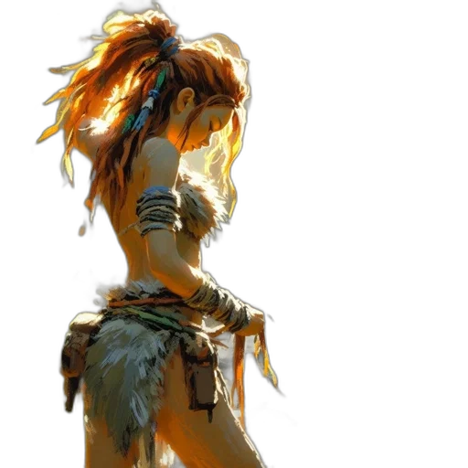 staff, dress, mask, weapon transparent PNG cut-out