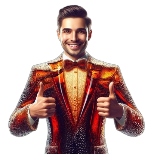jacket, staff, face, robot transparent PNG cut-out