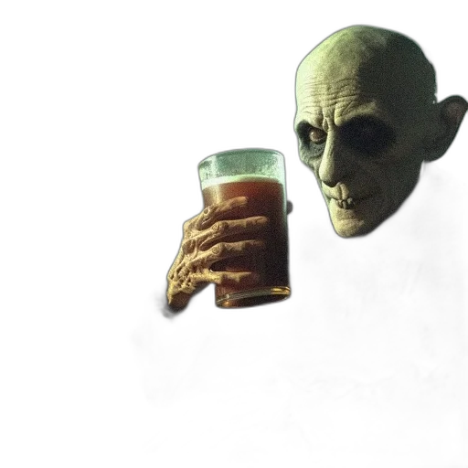 food, bottle, creature, mask transparent PNG cut-out