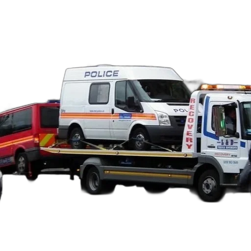 car, 3d render, police, van transparent PNG cut-out