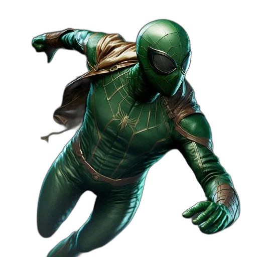 mask, concept art, comic book art, 3d render transparent PNG cut-out