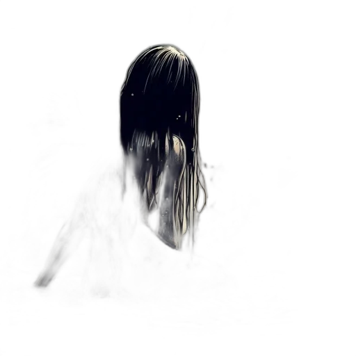 hair, mask, creature, face transparent PNG cut-out