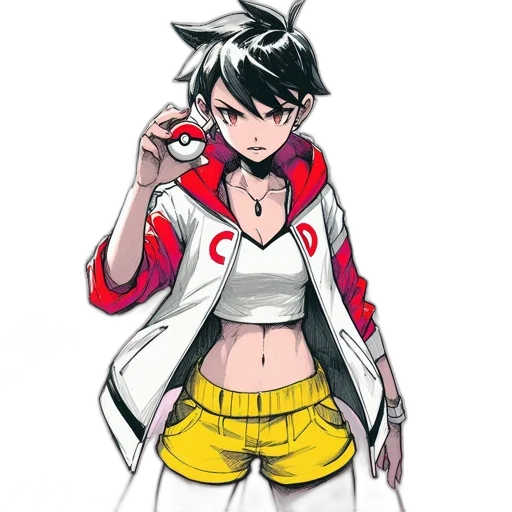jacket, staff, weapon, concept art transparent PNG cut-out